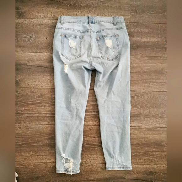 Revamped women's boyfriend jeans size 27 - Picture 3 of 6